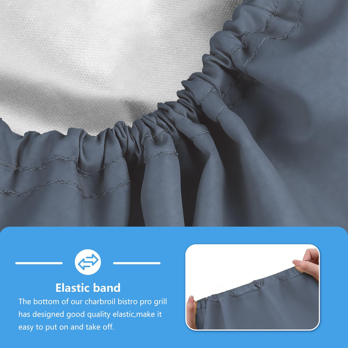 Rileytee base cover zipper feature enables easy installation