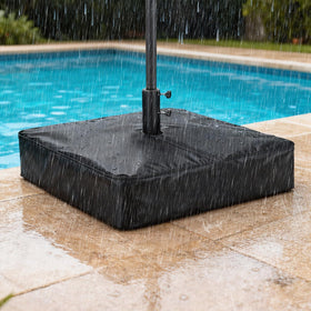 Heavy-duty waterproof material shields against rain and dirt.