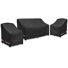 Rileytee patio chair cover 30in front view shields against rain and dust
