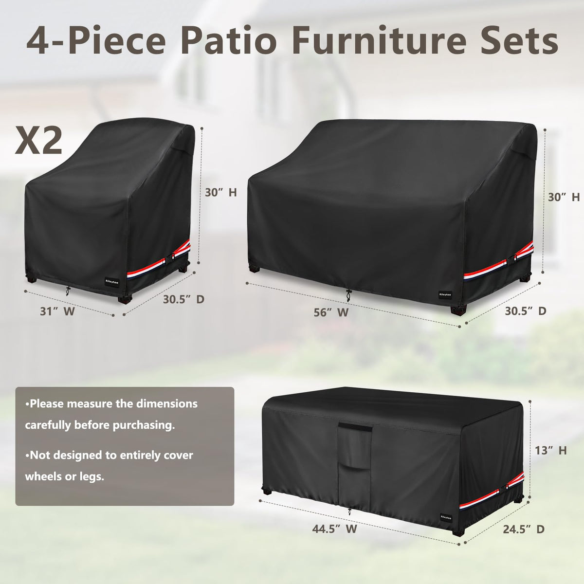 Rileytee coffee table cover keeps surfaces dry and clean.