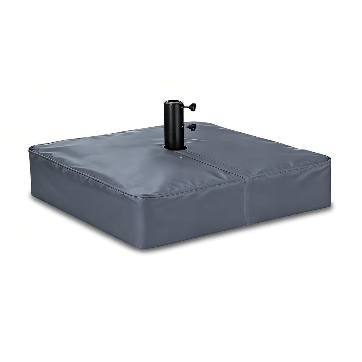 Rileytee patio umbrella base cover front view: snug fit and protection