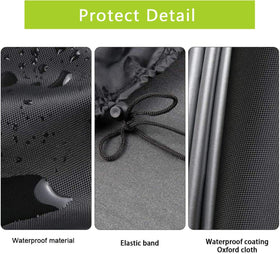 Rilime durable 420D fabric withstands sun and weather while shielding the fire sphere.