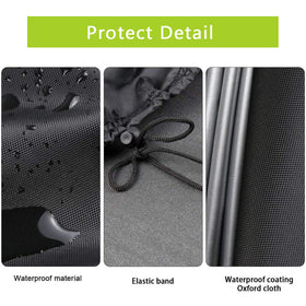 Rilime fire pit cover top handle for easy removal after gatherings