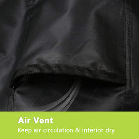 Ventilated handles on Rilime cover for easy placement and removal