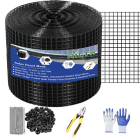 Rilth critter guard solar panel mesh roll protects panels from pests