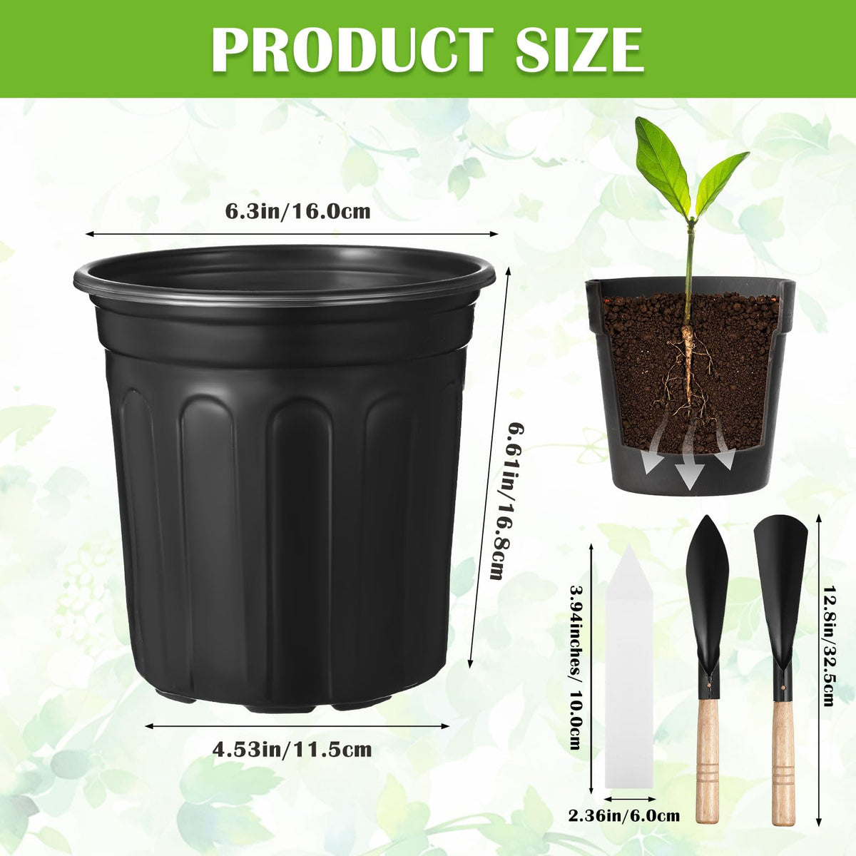 RimCereal waterproof plant labels for quick seedling identification and organization