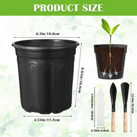 RimCereal waterproof plant labels for quick seedling identification and organization