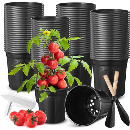 RimCereal 600-pcs 1-gallon seedling pots ready for seed starting and transplanting