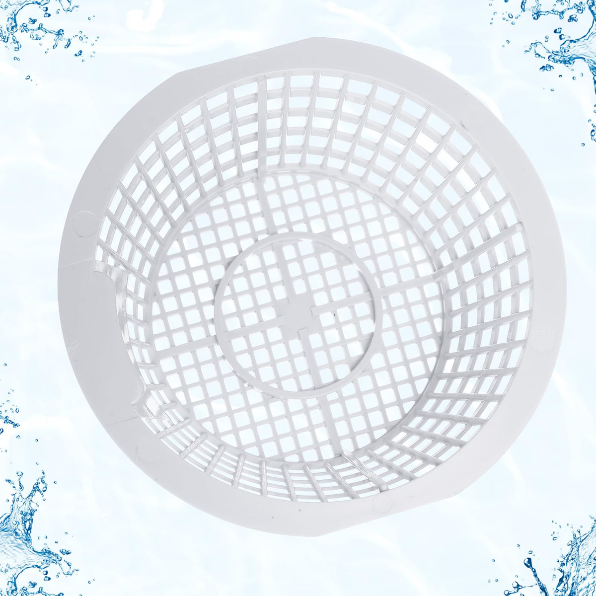 RimCereal 8928 pool skimmer basket top view highlights debris-catching design.
