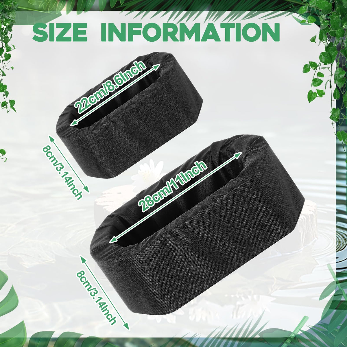RimCereal floating pond planter small 5in close-up, ideal for compact pond setups.