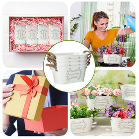 RimCereal gift idea scene for teachers and nurses with elegant planters.