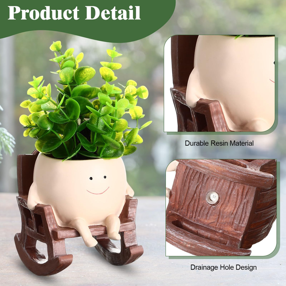 RimCereal cute hanging planter invites natural light into any room