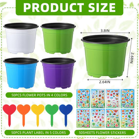 RimCereal plant labels and tags for organizing seedlings.