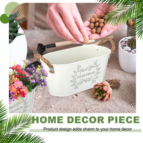 RimCereal planter dimensions 27x14 cm with bottom area 22.5x9.5 cm.
