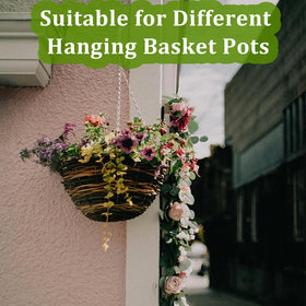 Available sizes ensure the liner matches 8 to 24 inch baskets.