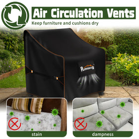 Rimwig all-weather two-pack covers guard outdoor furniture year round