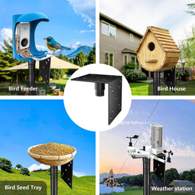 RINLAIN squirrel baffle protects feeders from intruders