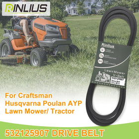 Rinlius drive belt half-inch width for proper fit