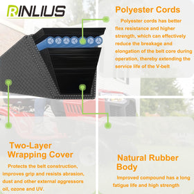 Rinlius Husqvarna-compatible belt for smooth operation
