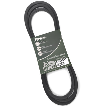 Rinlius mower drive belt 532125907 for reliable lawn maintenance
