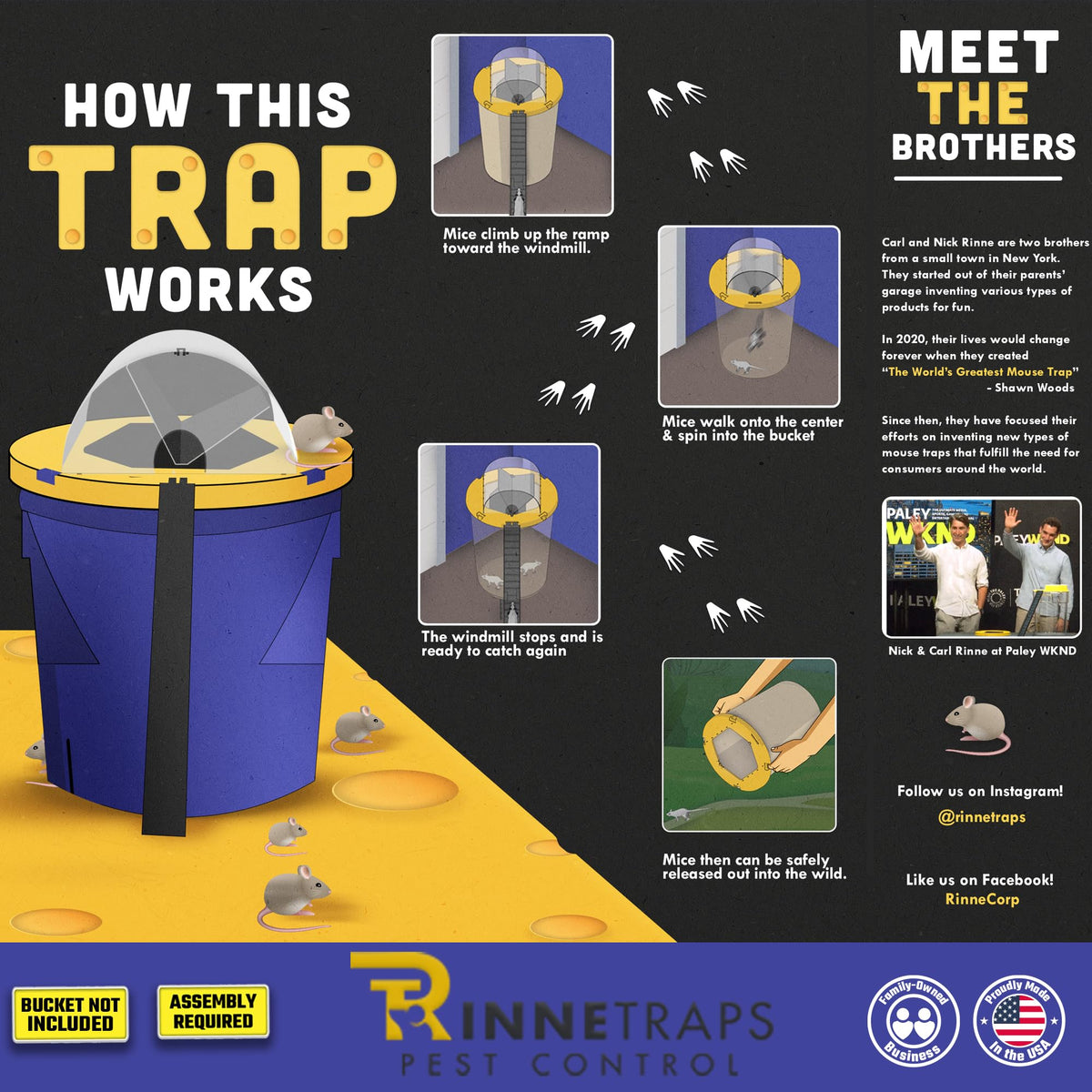 RinneTraps multi-catch capacity demonstrating efficient rodent management.