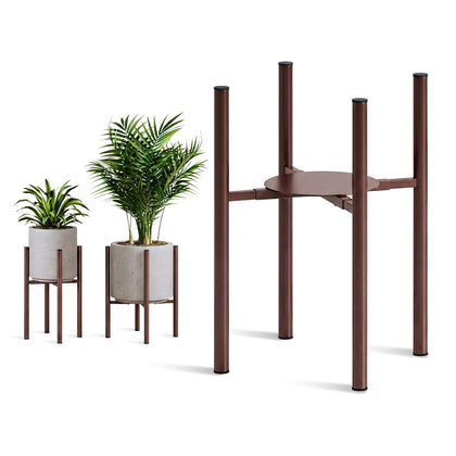 Rioneta adjustable plant stand holding 8–14 inch pot for flexible indoor use