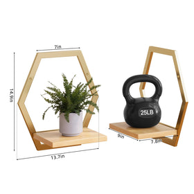 Rioneta arch design wall plant shelf blends boho charm with modern style.