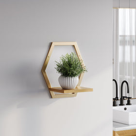 Rioneta boho-minimalist display complements living room or kitchen decor.