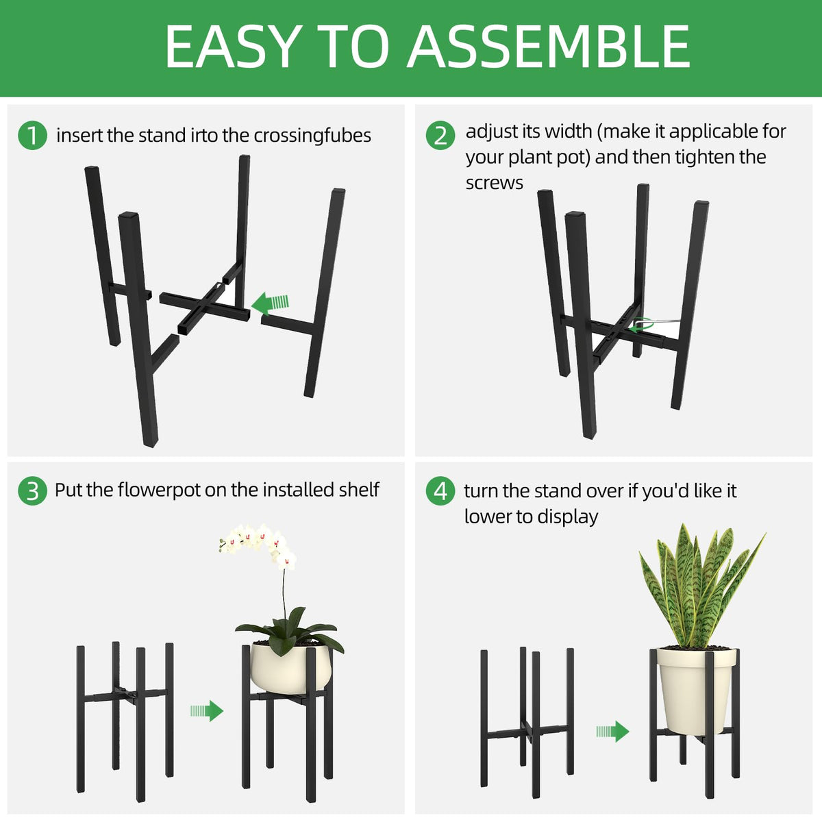 Rioneta garden entryway decor stand creates a welcoming greenery focal point.