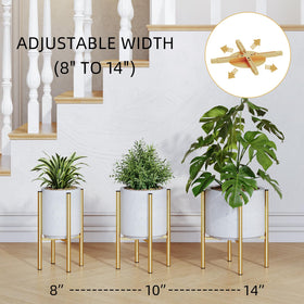 Rioneta heavy-duty plant stand supports up to 160 lb for reliable outdoor use