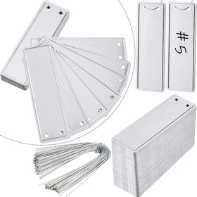 Ripeng aluminum plant label with 6-inch wires for durable outdoor labeling