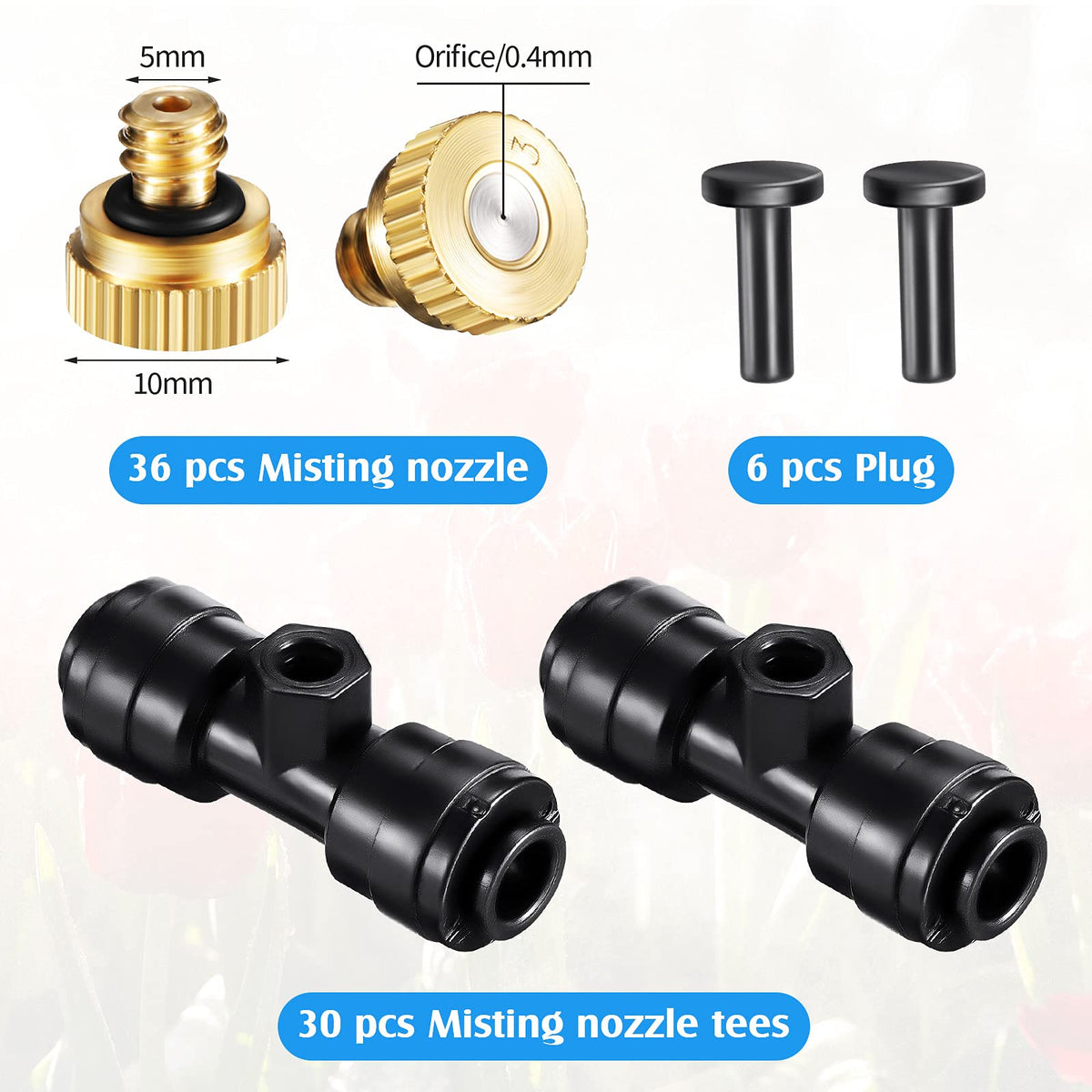 Ripeng black end plug for secure, leak-proof finishes