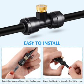 Ripeng brass nozzle with 0.01 inch orifice for ultra-fine mist