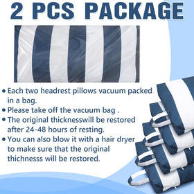 Ripeng waterproof and stain resistant pillow for outdoor poolside use