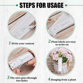 Ripeng writable seedling tag with ample writing space for notes