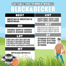 RISELION AF-100 auto-feed spool enables quick line advancement on compatible trimmers.