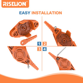 RISELION high-durability nylon material extends blade life.