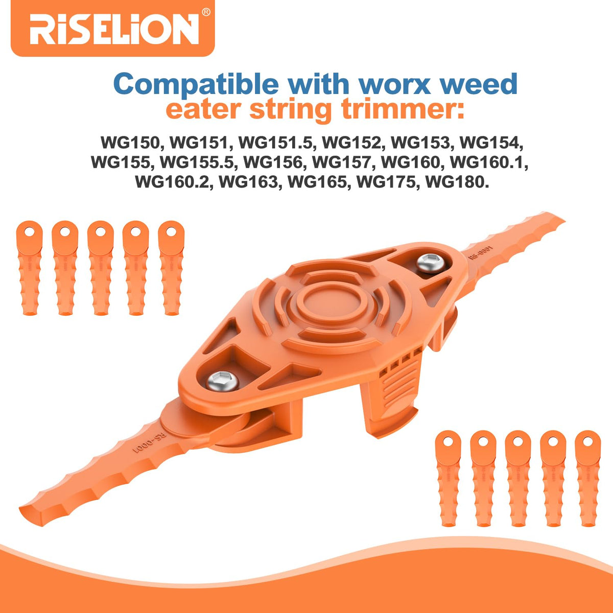 RISELION Worx WG163 compatible head for reliable performance.