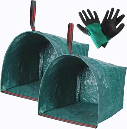RISETEX leaf bag with 40-gallon capacity for efficient yard cleanup