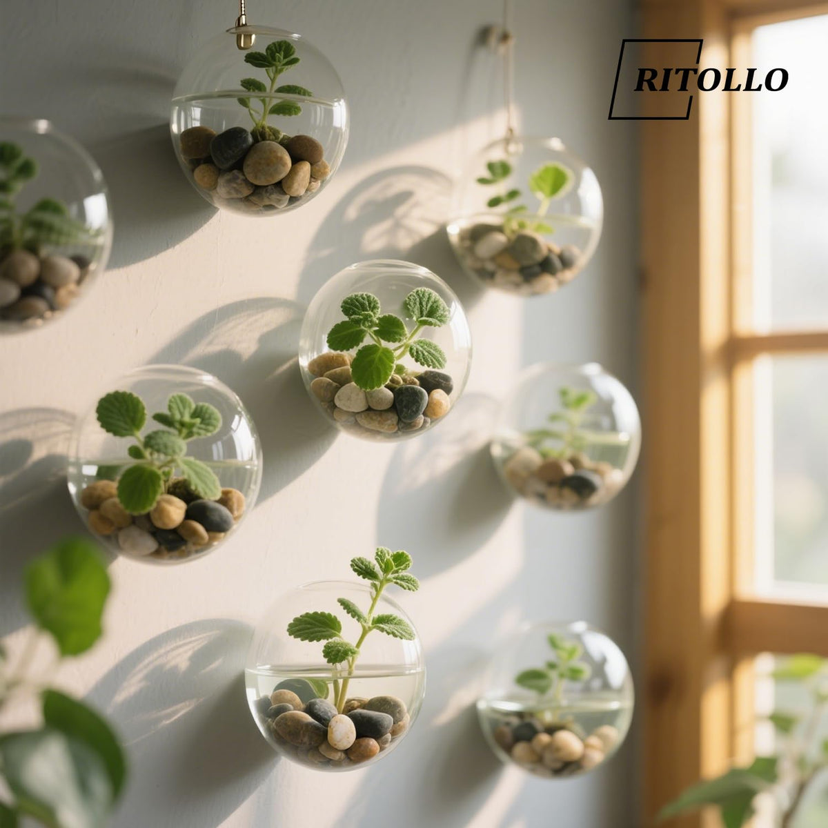 RITOLLO smooth natural stones offer a classic river rock look for decor.