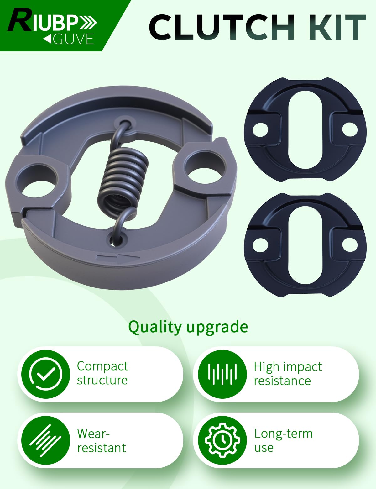 RIUBPGUVE clutch kit installed on a Stihl FS89 demonstrating upgrade potential.