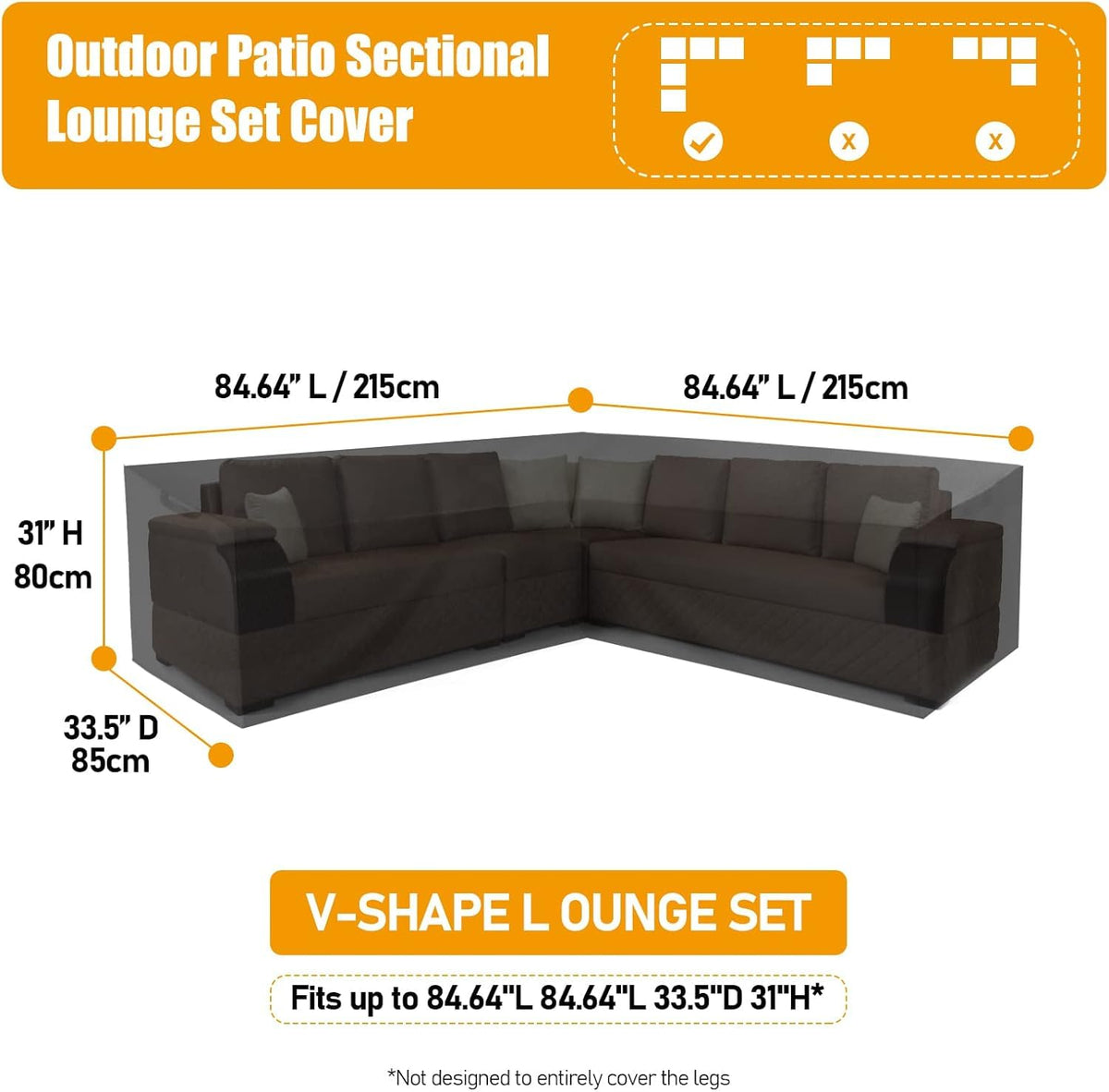 Riuog durable oxford fabric cover extends life against sun, wind, and wear.