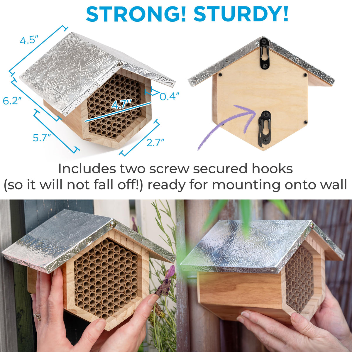 Rivajam Beekeeper Pro Mach II exterior with durable waterproof finish for year-round use