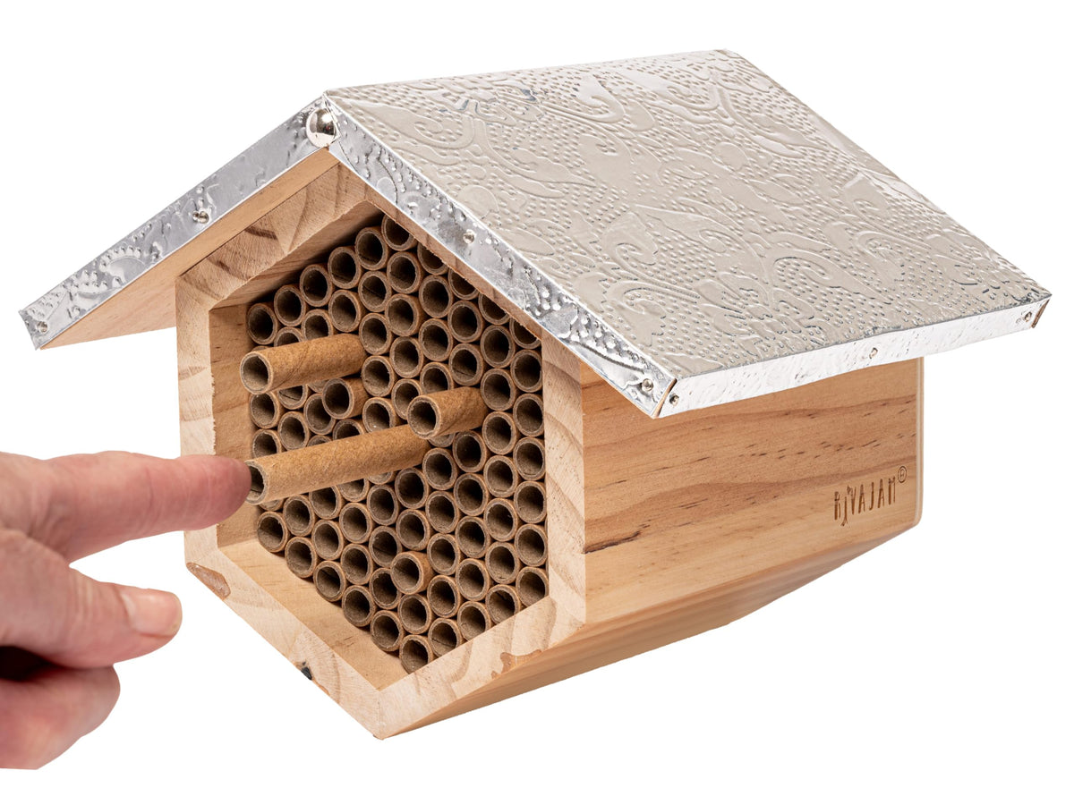 Rivajam Beekeeper Pro Mach II garden habitat supports pollinators and biodiversity