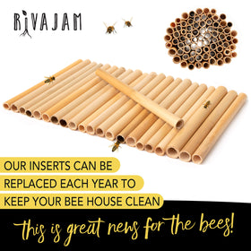 Rivajam sustainable nesting materials for eco-friendly pollination in gardens