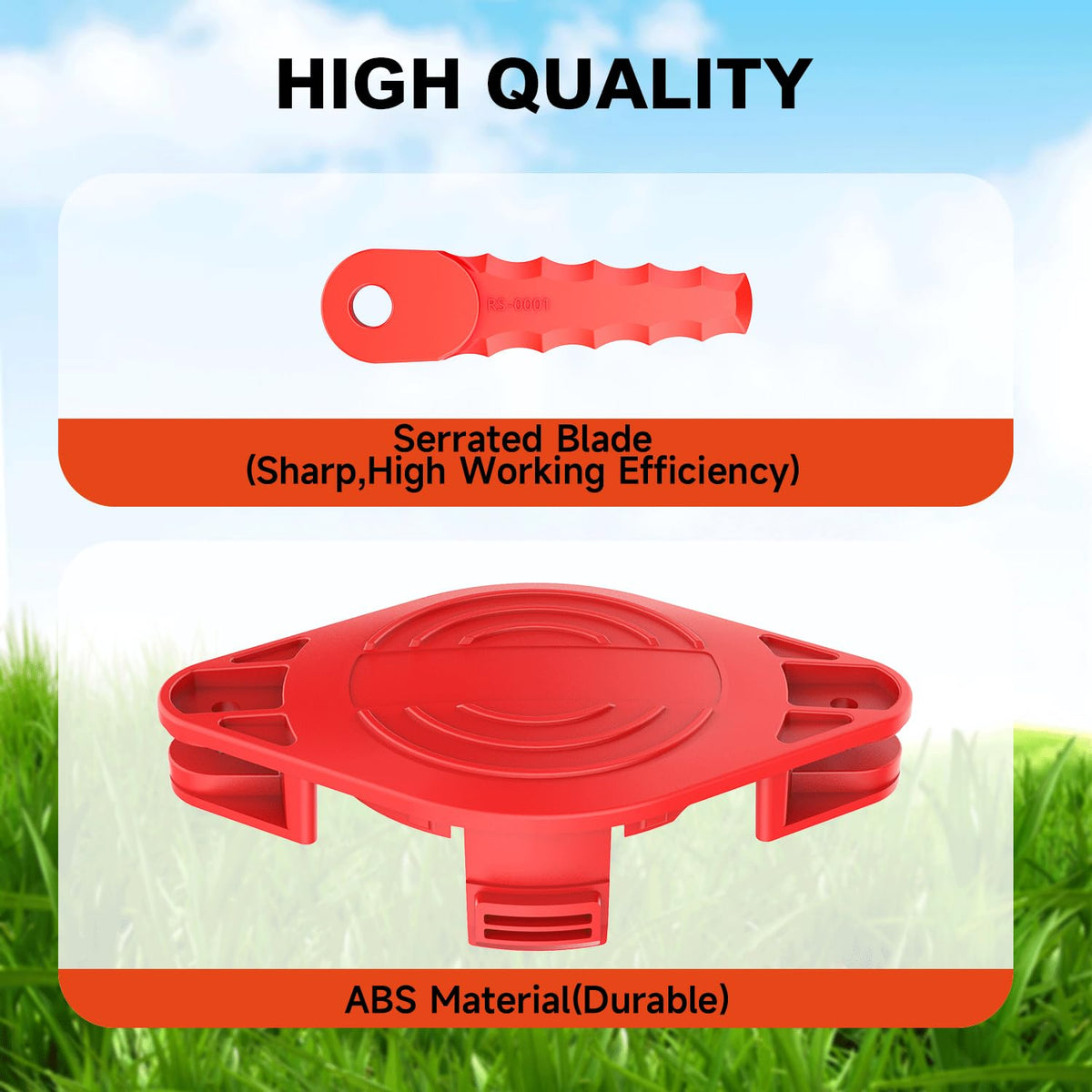 Rivershine CMZST065 ten-pack blades for extended yard work