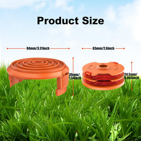 Rivershine nylon line 0.065 inches offers robust cutting in tough weeds.