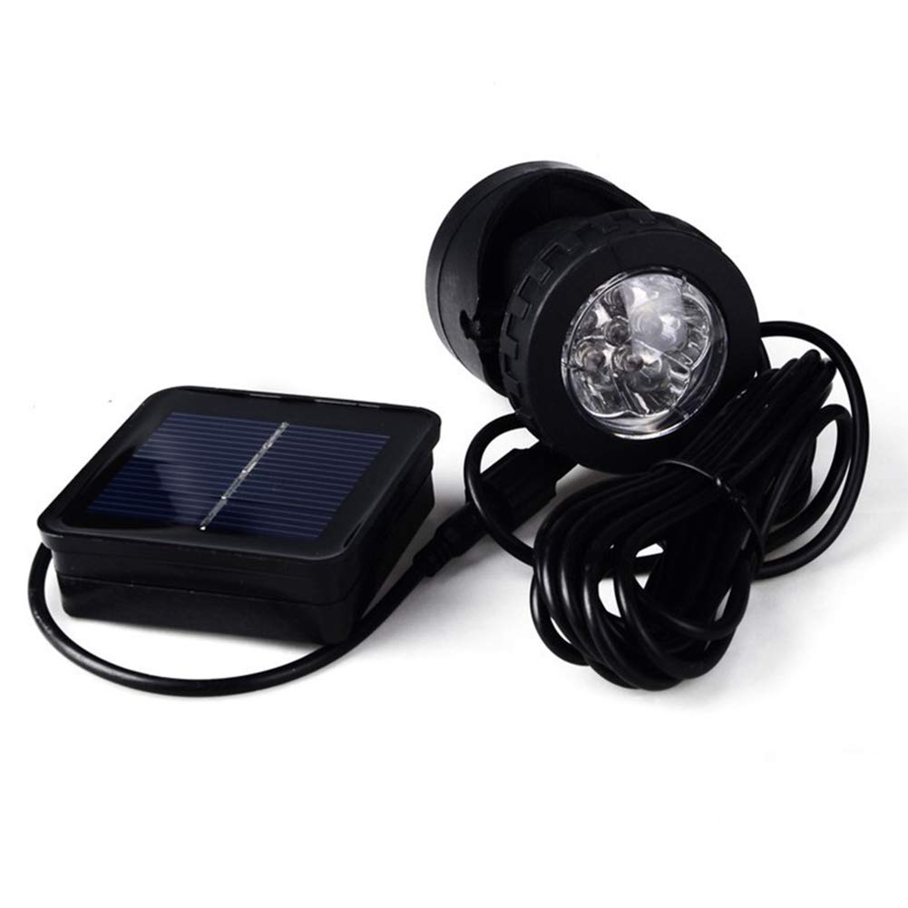 Rivonthex solar spot light fountain adds ambient evening highlights