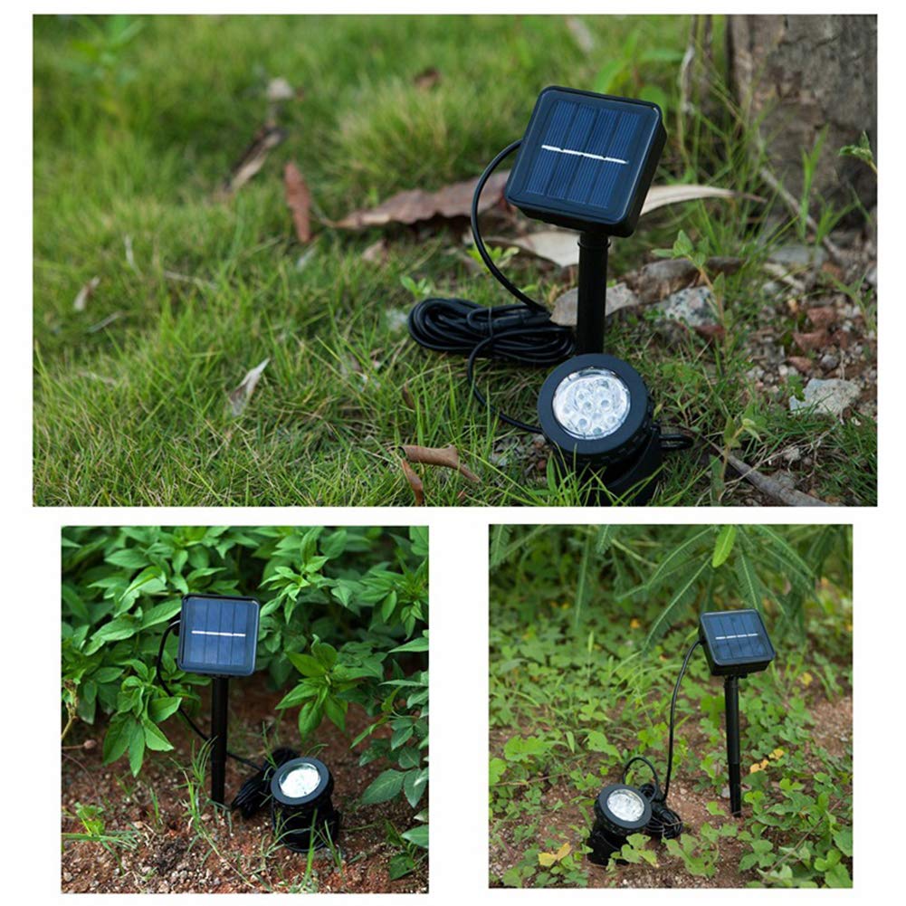 Rivonthex solar spot light rugged ABS body stands up to weather