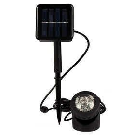 Rivonthex solar spot light in pool creates decorative and safe lighting
